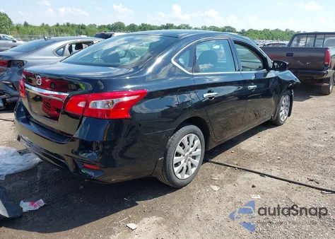 2017 Nissan Sentra S из США, поврежденный, VIN 3N1AB7AP3HY221048